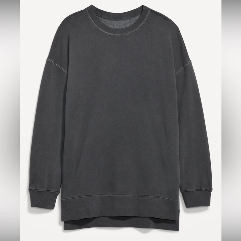 Oversized Boyfriend Tunic Sweatshirt